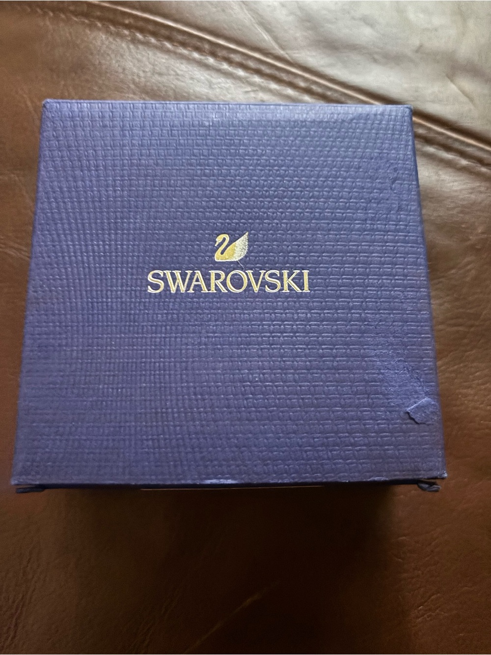NIB Swarovski Fuschia Layered Pendant